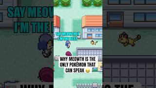 Why meowth is the only Pokémon that can speak 😂pokemon shorts [upl. by Buffum63]