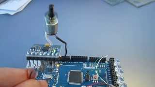 Arduino Mega 2560  MPU 6050  control DC motor with motion sensor [upl. by Arikal185]