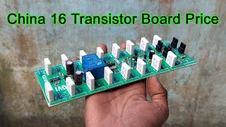 China 16 Transistor Board Price In Bangladesh [upl. by Ecirual]