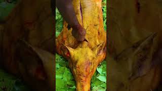 Cutting Full Pork For Yummy Recipe In Village Cooks [upl. by Osgood]