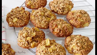 Galletas de avena y manzana🍪BLANDITAS Y SALUDABLES [upl. by Agan606]