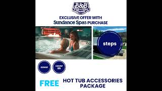 FREE Hot Tub Package with Hot Tub Purchase BampB Pool and Spa Center [upl. by Yrellam355]