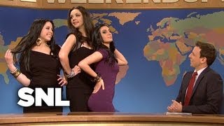 Weekend Update The Kardashians  Saturday Night Live [upl. by Grefe]