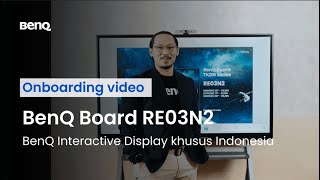 Onboarding Video BenQ Board RE03N2 [upl. by Ynnattirb657]