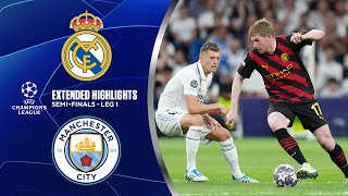 Real Madrid vs Man City Extended Highlights  UCL SemiFinals  Leg 1  CBS Sports Golazo [upl. by Alva]