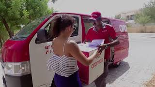 Aramex  delivery test  what3words [upl. by Adaj]