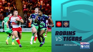 Highlights  Hull KR v Castleford Tigers  2024 Betfred Super League Round 21 [upl. by Babbie]