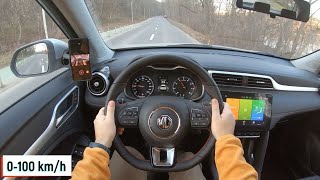 2023 MG ZS Excite 15 VTi 106 HP  POV Test Drive [upl. by Neik]