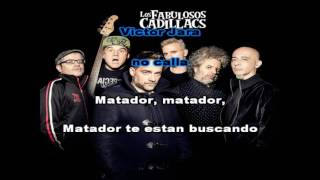 Karaoke Matador los fabulosos cadillacs [upl. by Jacklyn]