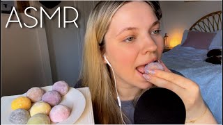 ASMR  Eating Mochi Ice Cream soft sticky chewing sounds😋 [upl. by Erb]