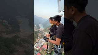 Himalayan Bungy Rishikesh bungee bungeejumping jumping adventure trending viral bungy shorts [upl. by Ricca244]