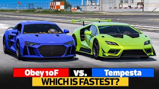 GTA 5 Online 10F VS TEMPESTA WHICH IS FASTEST [upl. by Vergos]