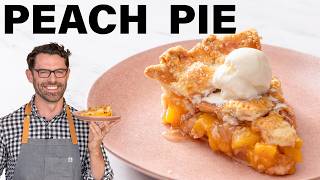 Perfect Peach Pie Recipe [upl. by Anirhtak629]