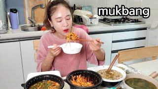 나물비빔밥다슬기해장국우동열무국수 김밥천국 한식 먹방 Korean Food Spicy BibimbapampCold NoodlesampUdon Mukbang eating show [upl. by Urina]