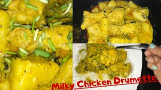 Milky Chicken Drumette  Chicken with milk  by Gs Pot [upl. by Phionna]