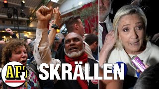 Skräll i franska valet – politiskt kaos väntar [upl. by Elleivap]