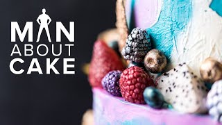 Smoothie Bowl Cake  Man About Cake [upl. by Eyk]