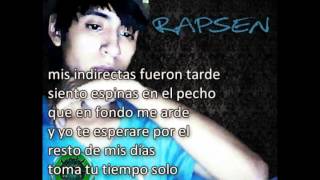 Acepto Tu Decisión  Rapsen Rap Romantico [upl. by Tedra729]