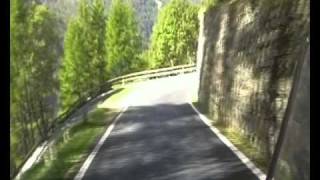 BMW F 800GS tackles Gavia Pass  Passo de Gavia Italy [upl. by Enoitna]