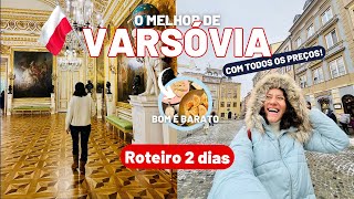 VARSÓVIA ROTEIRO 2 DIAS  o que fazer onde comer todos os preços e minhas dicas [upl. by Eikin524]