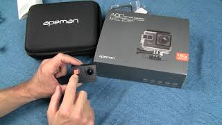 Apeman A80 ActionCam Action Camera Review  GoPro Killer [upl. by Ijat]