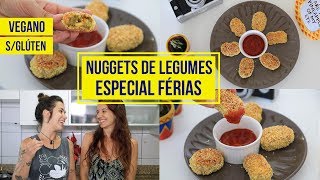 NUGGETS DE LEGUMES SEM GLÚTEN E VEGANO  TNM Vegg [upl. by Nesahc]