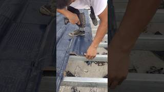 Roof glazed tile installation process [upl. by Michelsen392]