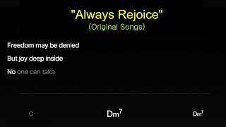 Always Rejoice JWKaraoke [upl. by Torray393]