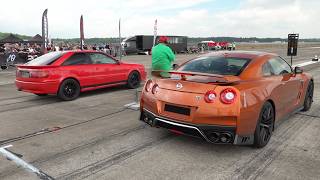 Modified Cars Drag Racing 950HP R32 Turbo 850HP 991 ES800 1450HP S4 B5 900HP GT2 RS 1400HP GTR [upl. by Cired94]