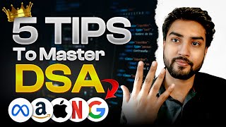 5 Tips to Master DSA  Improve Problem Solving Skills🔥 [upl. by Korwun539]