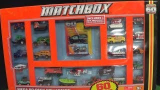 Mega 60Pack Collection From Matchbox 60th Anniversary 2013 [upl. by Klapp]