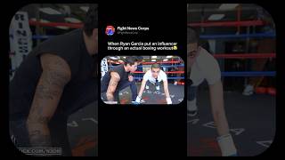 Ryan Garcia punished this influencer during their workout😂 [upl. by Laure29]