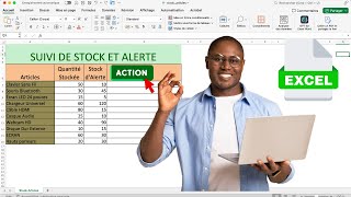 Utiliser la Fonction SI dans Excel pour Créer des Alertes de Stock Insuffisant [upl. by Kamilah]