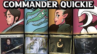 We Got Destroyed By A Mono White Samurai Deck  Commander Quickie [upl. by Dlonyar]