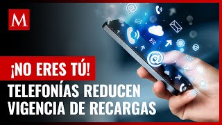 ¡No eres tú Telcel ATampT Movistar y Unefon reducen hasta 86 vigencia de recargas [upl. by Pelag743]