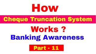 How Cheque Truncation System  CTS works  Detailed Explanation For Bank PO  Clerk  IPPB PO [upl. by Silsbye104]