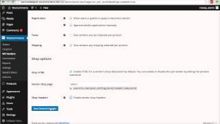 04  WC Vendors  Vendors Page WooCommerce Tutorial [upl. by Aropizt]