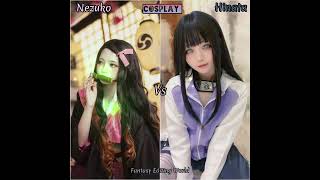 💖 Nezuko Vs Hinata 💙  shorts ytshorts viralshorts edit [upl. by Nohs]