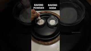 DIFFERENCE BETWEEN BAKING POWDER amp BAKING SODA  cupcakes  cakes  baking  hacks hacks baking [upl. by Scot]