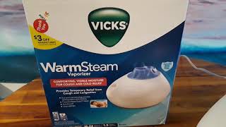 How to use the Vicks Warm Steam Vaporizer and Humidifier [upl. by Jael]