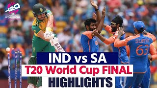 IND vs SA T20 World Cup Final 2024 Highlights  India vs South Africa Final Highlights  Highlights [upl. by Haimes]