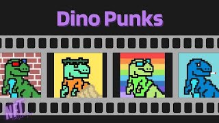 Upcoming NFT drops  Dino Punks [upl. by Atiekal]