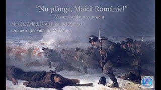 Nu plange Maica Romanie  Arhid Doru Emanuel Pantazi [upl. by Ylrehs]