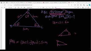 5Sınıf Matematik 8 Üçgenler [upl. by Sukul]