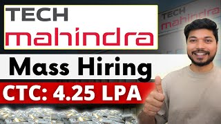 Tech Mahindra off Campus 2024  Tech Mahindra Mass Hiring  Job4freshers ajsinghrawat [upl. by Itteb]