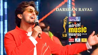 Darshan Raval rocks the stage of Smule Mirchi Music Awards 2020  KAMARIYA  CHOGADA TARA [upl. by Annaihs]