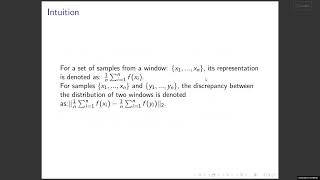 KDD2024  Online Drift Dectection for Maximum Concept Discrepency [upl. by Atsirtal82]