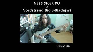 Cort Elrick NJS stock PU vs Nordstrand Big JBlade Warm [upl. by Benildis551]