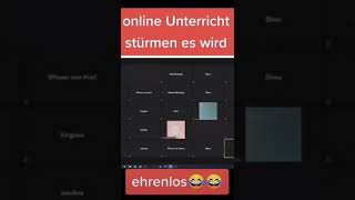 Online Unterricht gestürmt 😂 shorts [upl. by Andriette163]