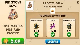 Farmdale  PIE STOVE  Upgrading to MAX Level 6  All Recipes  Full Guide and Tutorial [upl. by Levins]